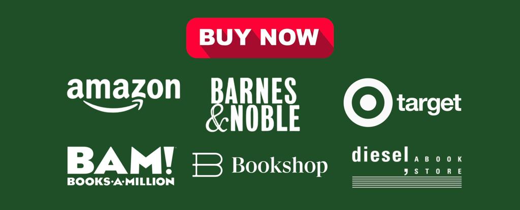 Buy now button with multiple online bookstore logos.