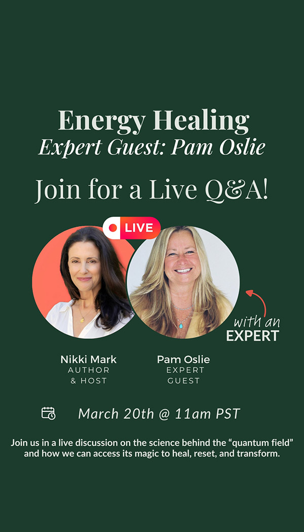Energy healing IG Live with expert guest Pam Oslie