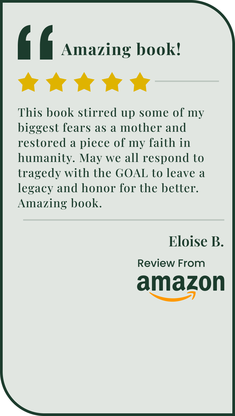 Five-star Amazon book review snippet by Eloise B.