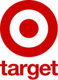 Target corporation logo with bullseye icon.